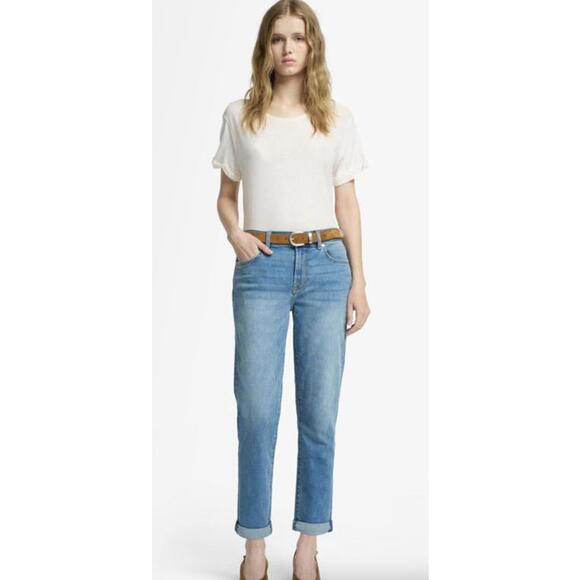 7 For All Mankind Denim - 7 For All Mankind button fly, Straight leg Josefina Jeans